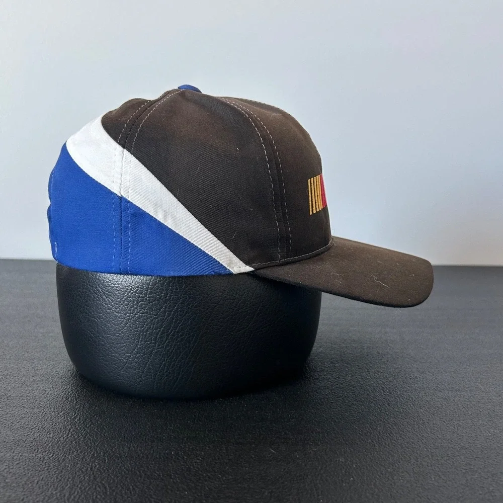 Vintage 90s Nascar Hat Cap Snap Back Adjustable Faded Black Racing‎ Adult